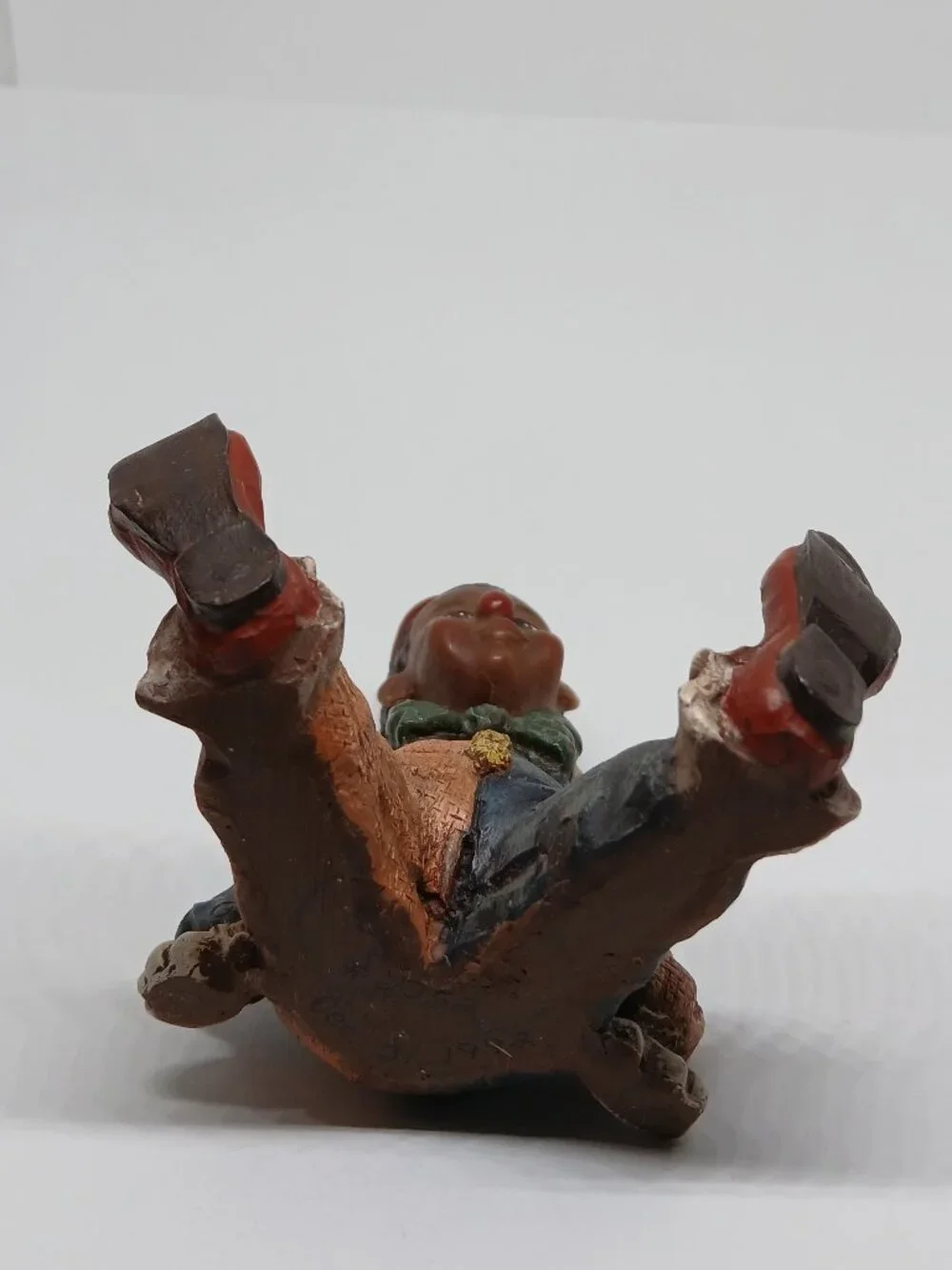 Vintage Sarah's Attic Black Heritage Collection resin clown figurine 